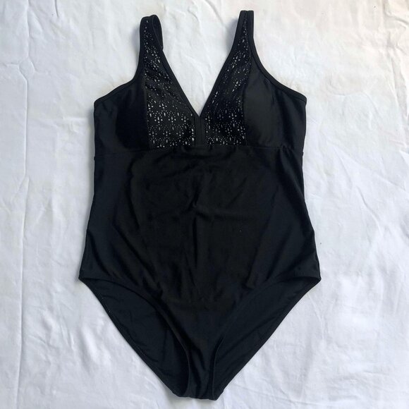 Krista Swimwear Black One-piece Bathing Suit - Picture 2 of 7